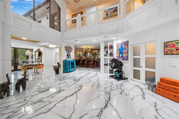 Interior, Marble, Recessed Lighting