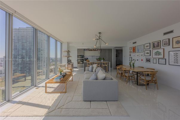 Dining room, Interior, Kitchen, Living room, Pendant Lights