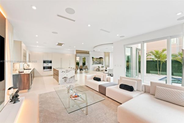 Interior, Kitchen, Living room, Recessed Lighting, Stainless Steel Appliances
