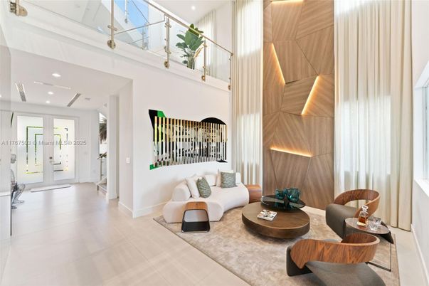 Interior, Living room, Recessed Lighting