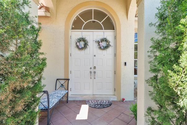 Attached, Backyard, Exterior, Facade, Mediterranean