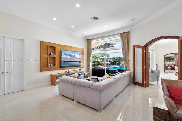 Interior, Living room, Recessed Lighting