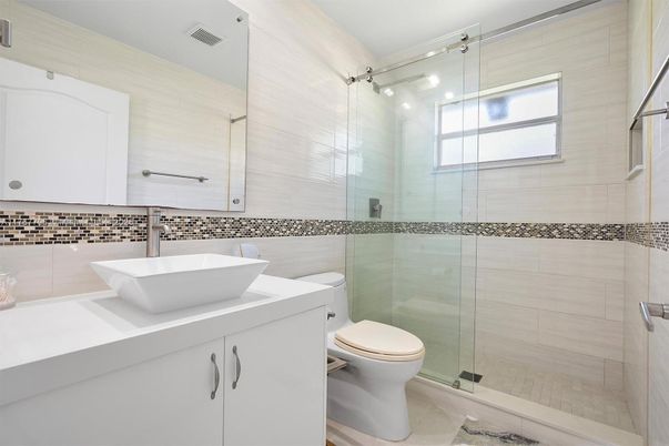 Bathroom, Glass Shower, Interior