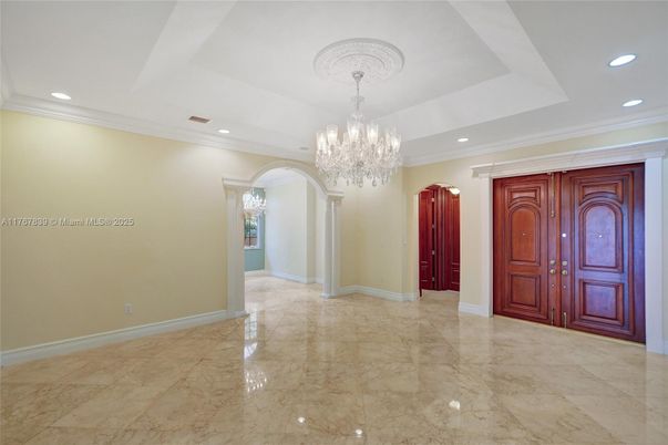 Chandelier, Interior, Recessed Lighting