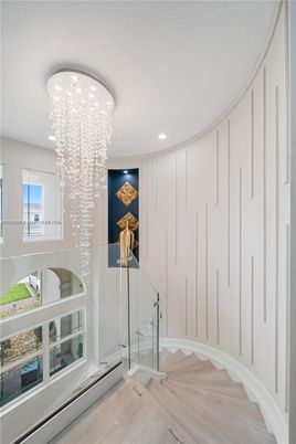 Chandelier, Interior, Recessed Lighting, Wood Texture Flooring