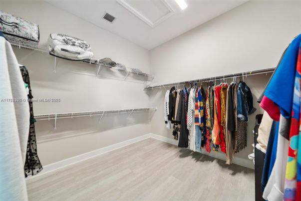 Interior, Recessed Lighting, Walk-in Closets, Wood Texture Flooring