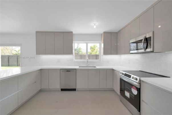 Interior, Kitchen, Stainless Steel Appliances
