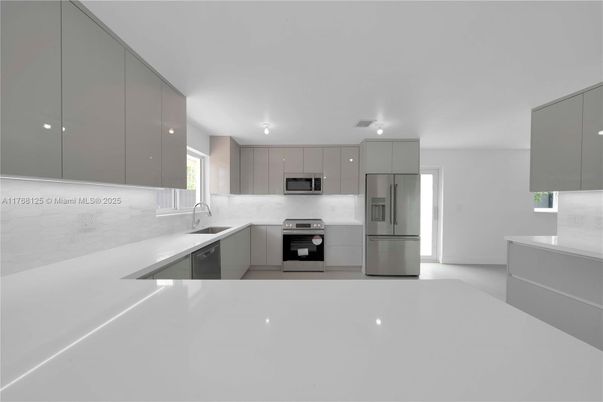 Interior, Kitchen, Stainless Steel Appliances
