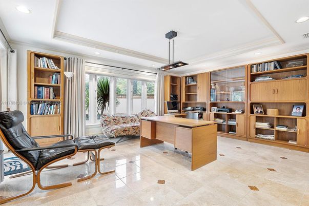 Home Office, Interior, Recessed Lighting