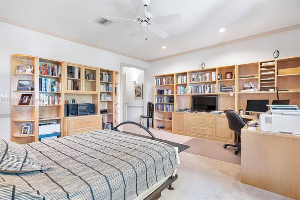 Bedroom, Home Office, Interior, Recessed Lighting