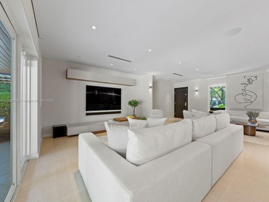 Interior, Living room, Recessed Lighting
