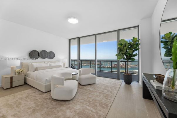 Bedroom, Interior, Water, Wood Texture Flooring