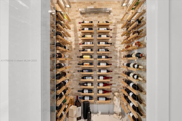Interior, Stone Walls, Wine Storage