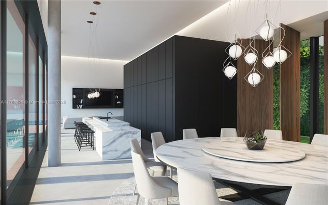 Dining room, Interior, Pendant Lights