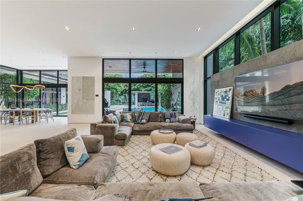 Interior, Living room, Recessed Lighting