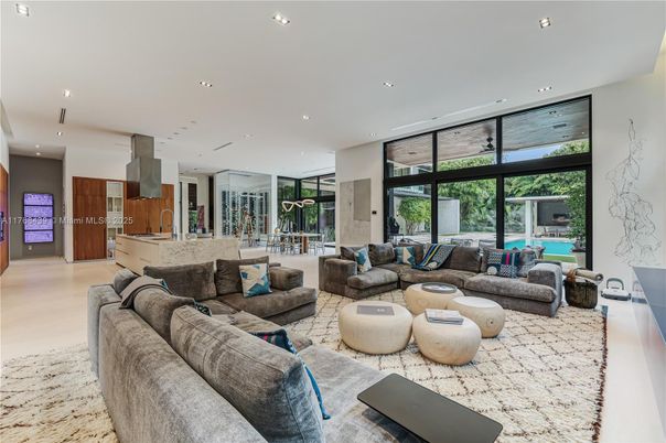 Interior, Living room, Recessed Lighting