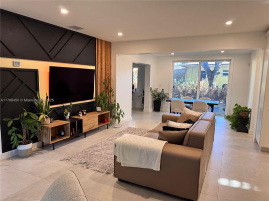 Interior, Living room, Recessed Lighting