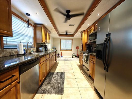 Interior, Kitchen, Recessed Lighting, Stainless Steel Appliances