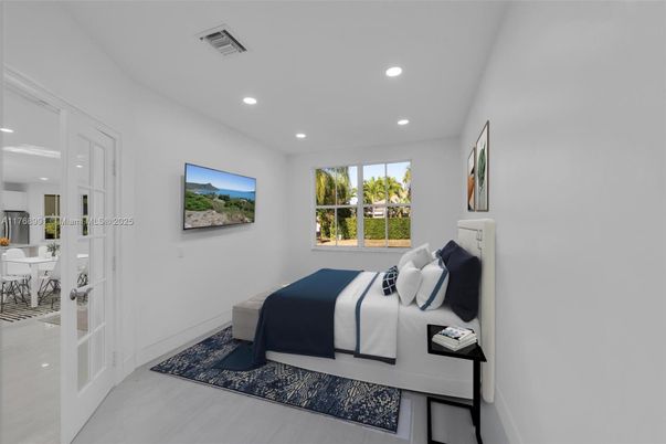Bedroom, Interior, Recessed Lighting