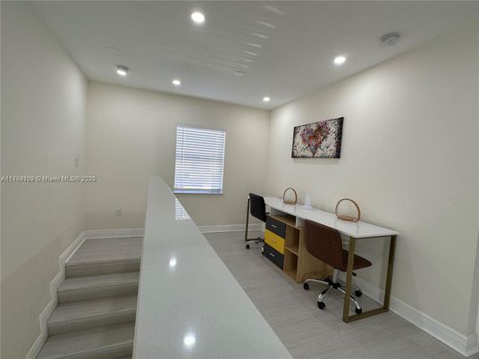 Home Office, Interior, Recessed Lighting