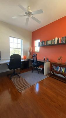 Home Office, Interior, Wood Texture Flooring