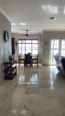 Dining room, Interior, Recessed Lighting