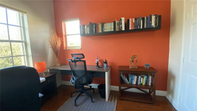 Home Office, Interior, Wood Texture Flooring