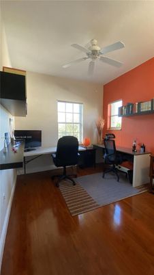 Home Office, Interior, Wood Texture Flooring