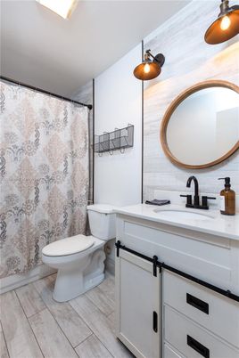 Bathroom, Interior, Wood Texture Flooring