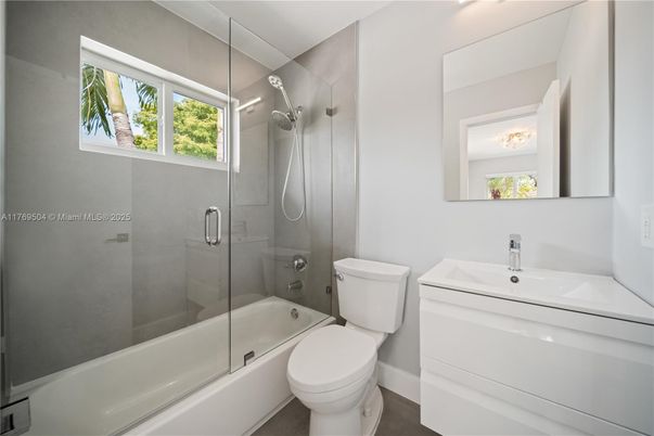 Bathroom, Glass Shower, Interior