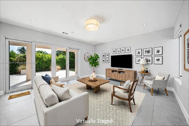 Interior, Living room, Recessed Lighting