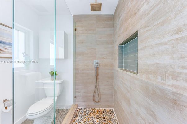 Bathroom, Glass Shower, Interior