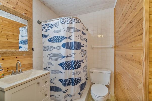 Bathroom, Interior, Wooden Walls