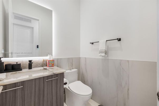 Bathroom, Interior, Marble Walls