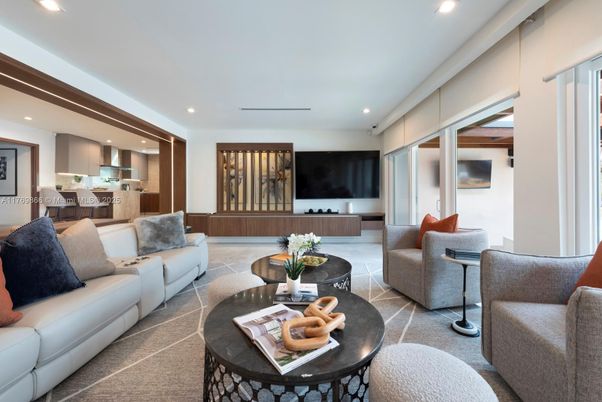 Interior, Living room, Recessed Lighting
