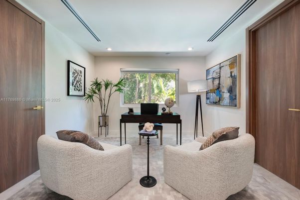 Home Office, Interior, Recessed Lighting