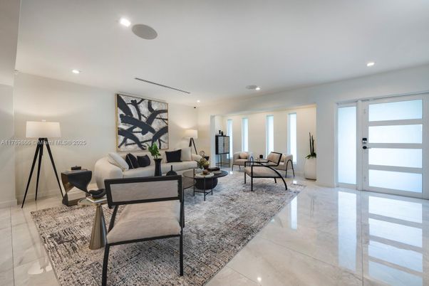 Interior, Living room, Recessed Lighting