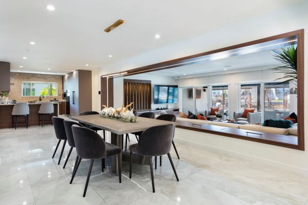 Dining room, Interior, Kitchen, Living room, Pendant Lights, Recessed Lighting