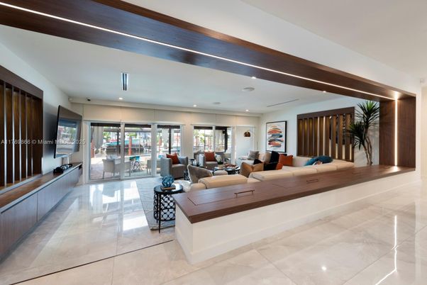 Interior, Living room, Recessed Lighting
