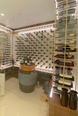 Interior, Recessed Lighting, Wine Storage
