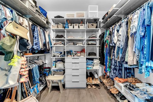 Interior, Walk-in Closets, Wood Texture Flooring
