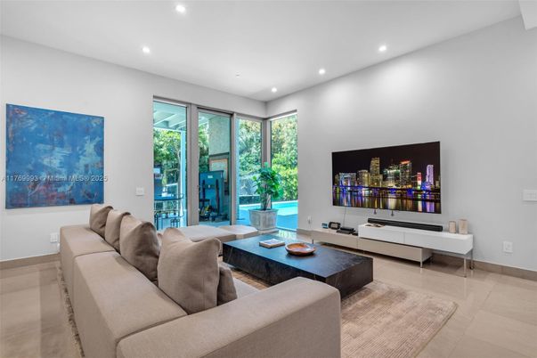Interior, Living room, Recessed Lighting