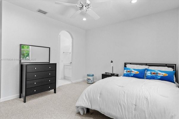 Bedroom, Interior, Recessed Lighting