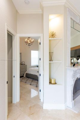 Bedroom, Chandelier, Interior