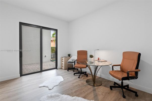 Home Office, Interior, Wood Texture Flooring