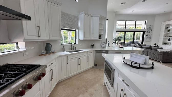 Interior, Kitchen, Recessed Lighting, Stainless Steel Appliances