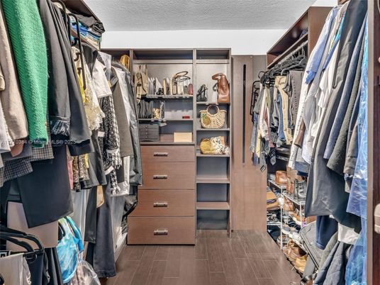 Interior, Walk-in Closets, Wood Texture Flooring