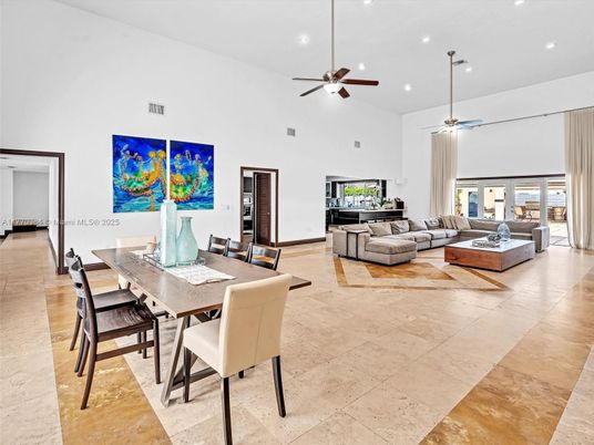 Dining room, Interior, Living room, Recessed Lighting
