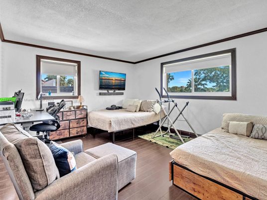 Bedroom, Home Office, Interior, Wood Texture Flooring