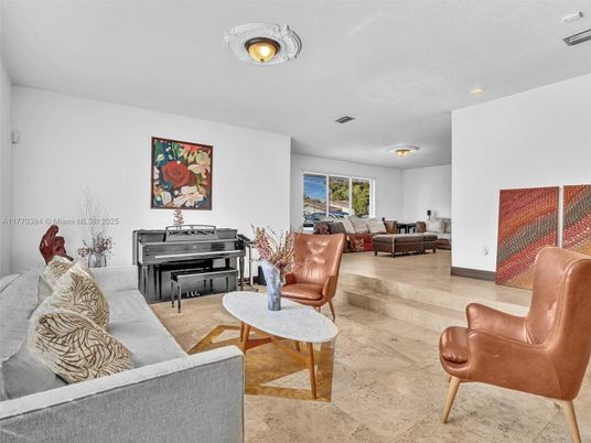 Interior, Living room, Piano, Recessed Lighting